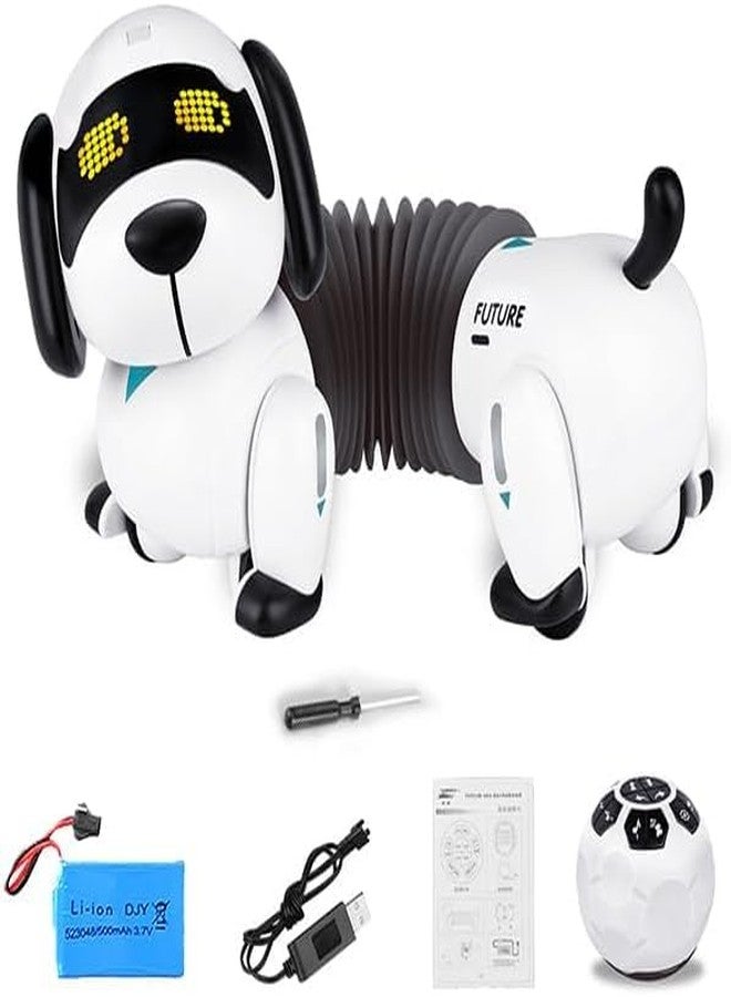RAMNATH IMPEX Robot Dog Remote Control Puppy - RC Robotic Interactive Intelligent Walking Dancing Doggy Programmable Electronic Pet Toy with Music, Birthday Gift for Kids Age 6+ Year Old. - Image 1